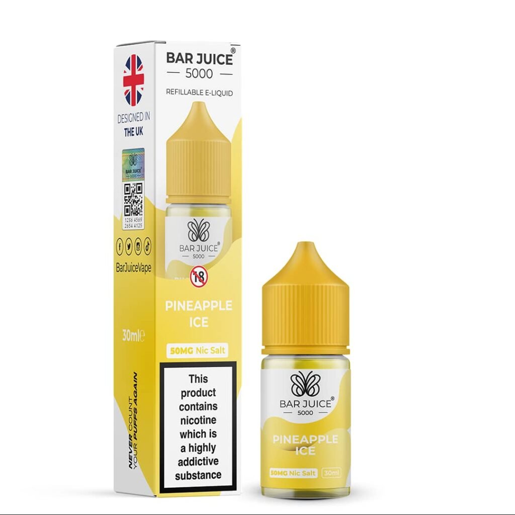 BAR JUICE 5000 NICSALT-PINEAPPLE ICE 30ML