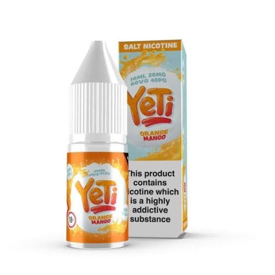 YETI NICSALT-ORANGE MANGO 30ML