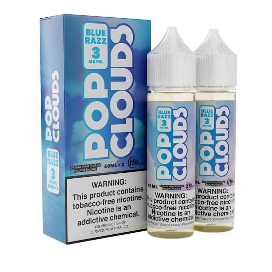 POP CLOUDS-BLUE RAZZ  60ML