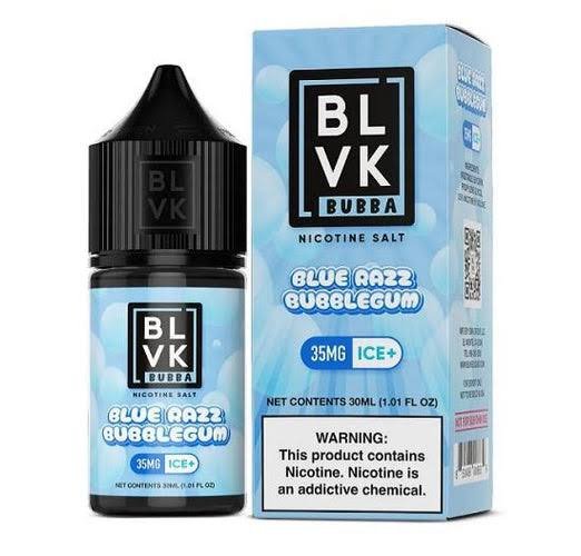BLVK NICSALT-BLUE RAZZ BUBBLEGUM ICE 30ML