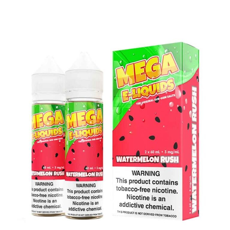 MEGA E-LIQUIDS-WATERMELON RUSH 60ML