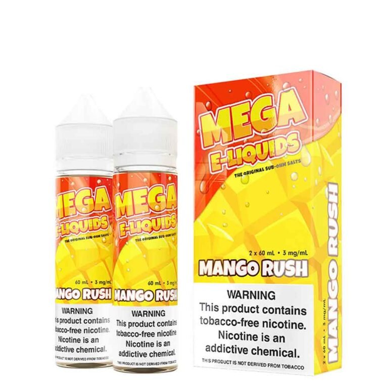 MEGA E-LIQUIDS-MANGO RUSH 60ML