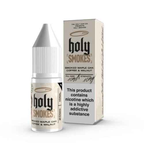 HOLY SMOKES SMOKED MAPPLE OAK COFFEE & WALNUT SALT 30ML